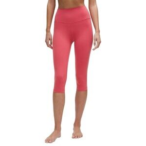 Lululemon Align HR Crop 17 Leggings 6 Coral Pink NWT High Rise Yoga Activewear